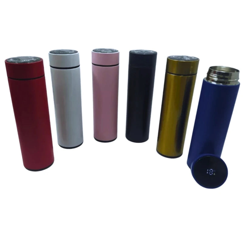 SmartBottle Pro – Garrafa Térmica Inox com Sensor de Temperatura Digital LED