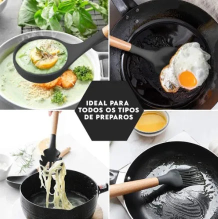 MasterChef Silicone Pro – Conjunto de Utensílios de Cozinha (11 Peças)