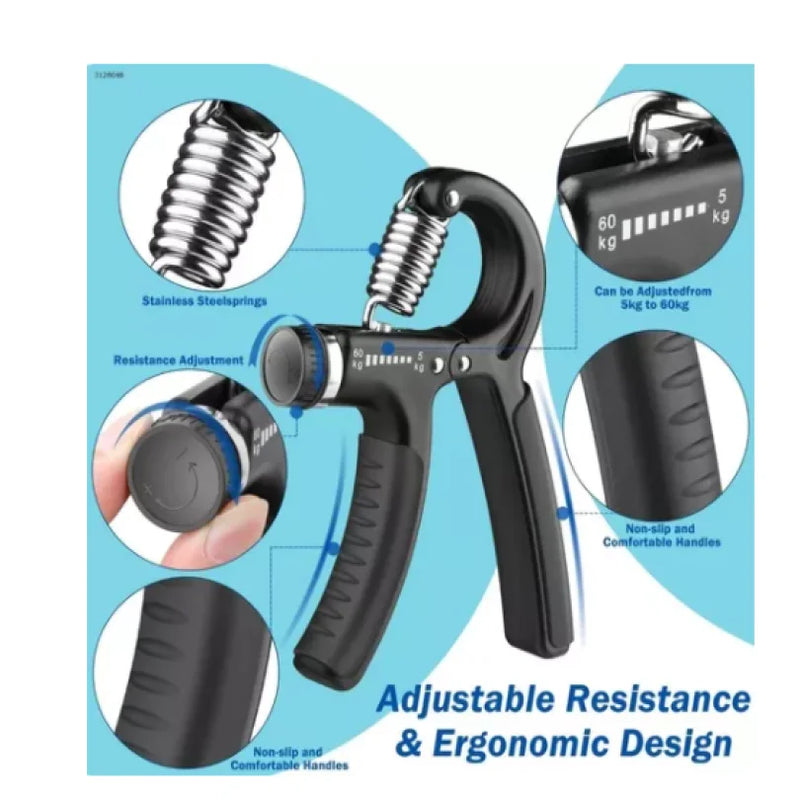 PowerGrip Max – Hand Grip Ajustável para Fortalecimento Muscular