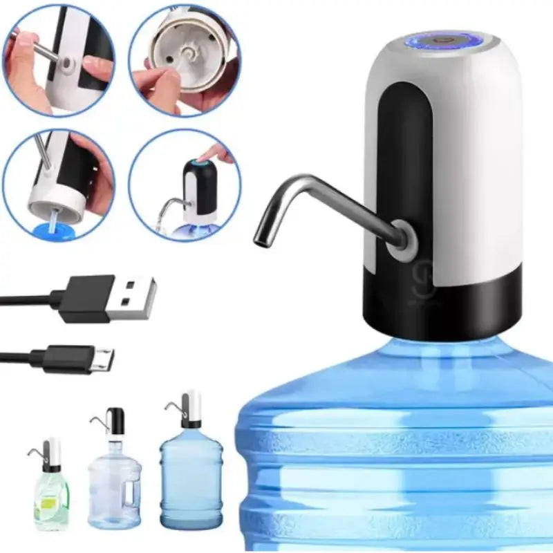 Bomba Elétrica Universal AquaEasy – Facilite a Sua Hidração!