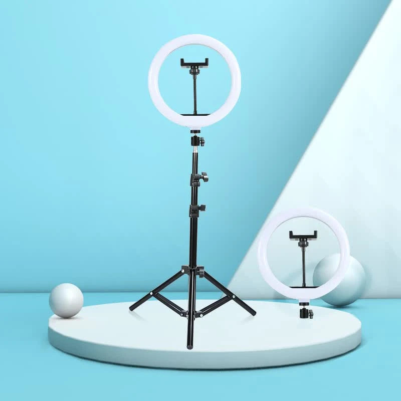 DAFUSHOP Ring Light Pro 26cm – Iluminação Perfeita para Suas Fotos!