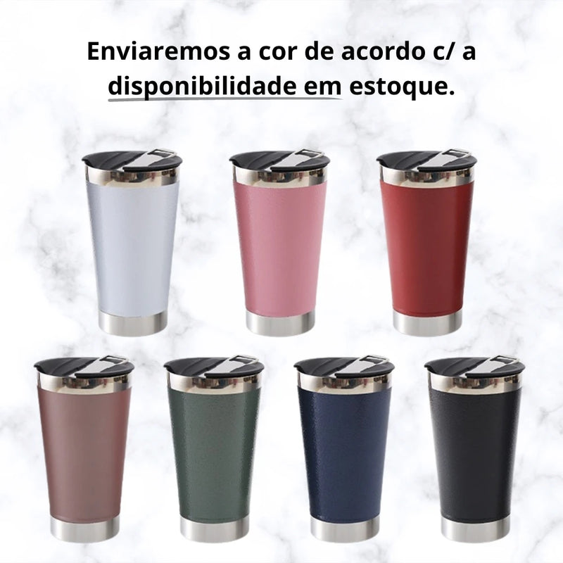 Copo Térmico MultiTemp 473ml – Versatilidade e Isolamento Térmico Perfeito