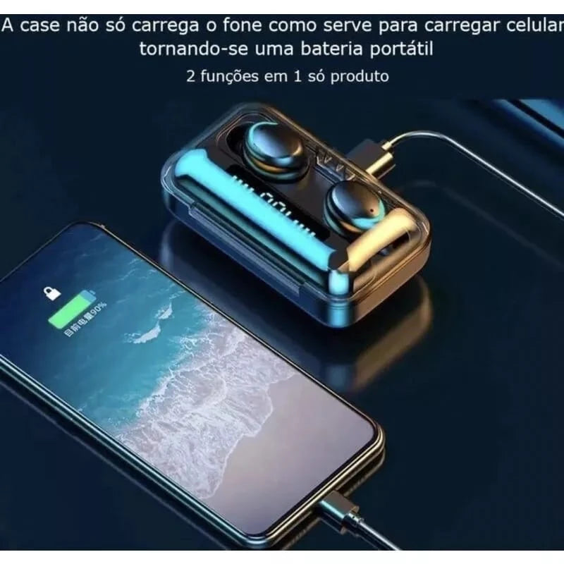 Fone Bluetooth PowerSound – Conectividade e Poder em Suas Mãos!