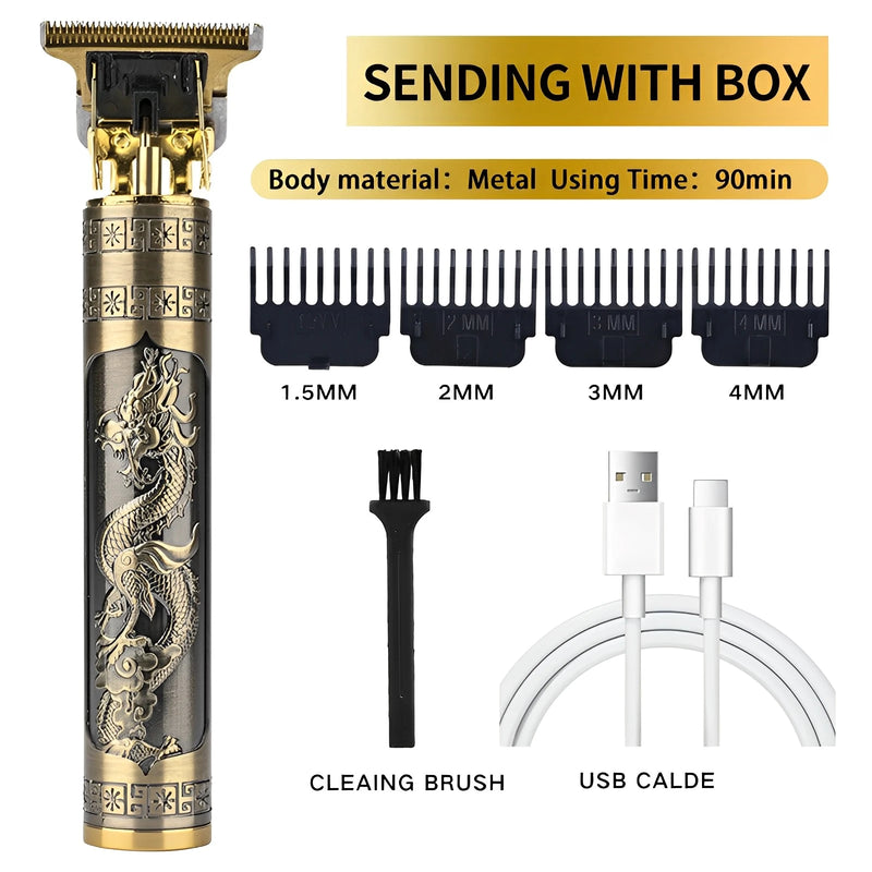 Dragon Blade Pro – Máquina de Cortar Cabelo Elétrica Profissional
