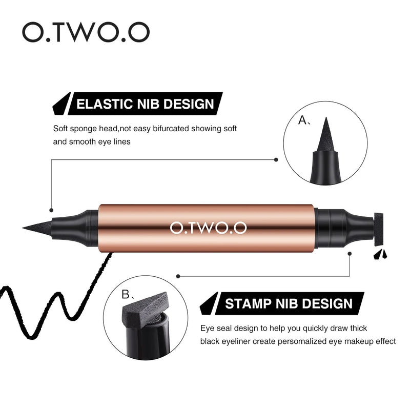 O.TWO.O CARIMBO DUPLO – Delineador Líquido 2 em 1