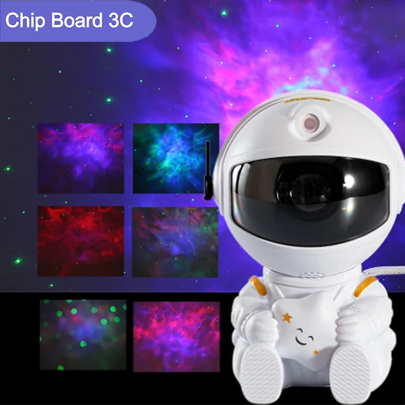 Projetor Galáctico Astronauta – A Magia das Estrelas na Quarto do Seu Pequeno!