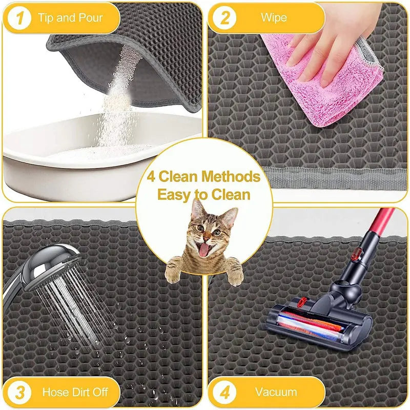 CatTrap Clean – Tapete de Areia Dupla Camada para Gatos