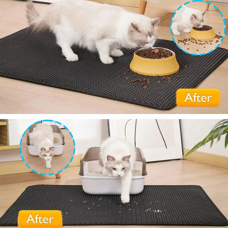 CatTrap Clean – Tapete de Areia Dupla Camada para Gatos